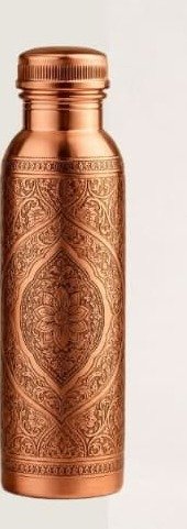 Mandala engraved bottle